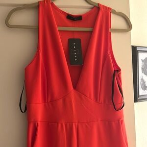 Saints 21 Coral Jumpsuit with pocket and sleeveless